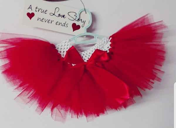 Ribbon Bow Red Tutu (Pre-order)