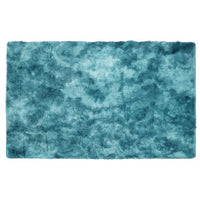 Blue Fluffy Carpets 1.3m x 2m