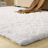 White Fluffy Carpets 1.3m x 2m